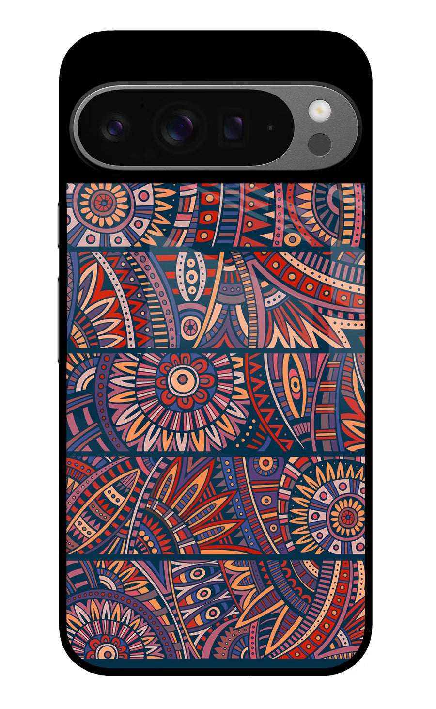 African Culture Design Google Pixel 9 Pro Back Cover, Glass case