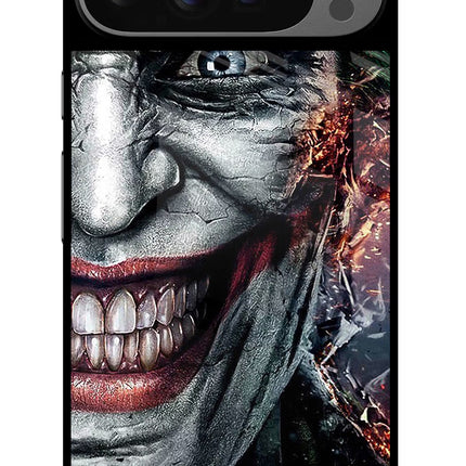 Joker Cam Google Pixel 9 Pro Glass Case Back Cover by Casekaro