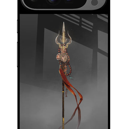 Shiv Trishul Google Pixel 9 Pro Glass Case Back Cover by Casekaro