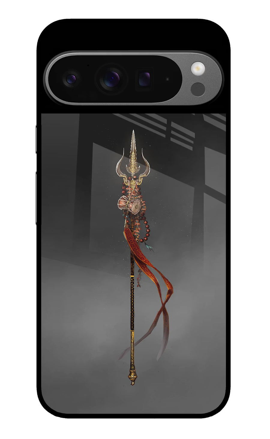 Shiv Trishul Google Pixel 9 Pro Back Cover, Glass case