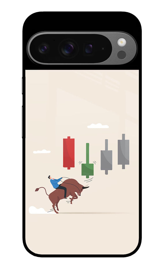 Bull Trading Momentum Google Pixel 9 Pro Glass Case