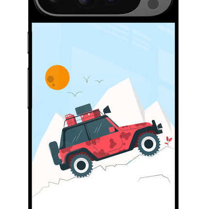 Mountain Trail Beast Google Pixel 9 Pro Glass Case