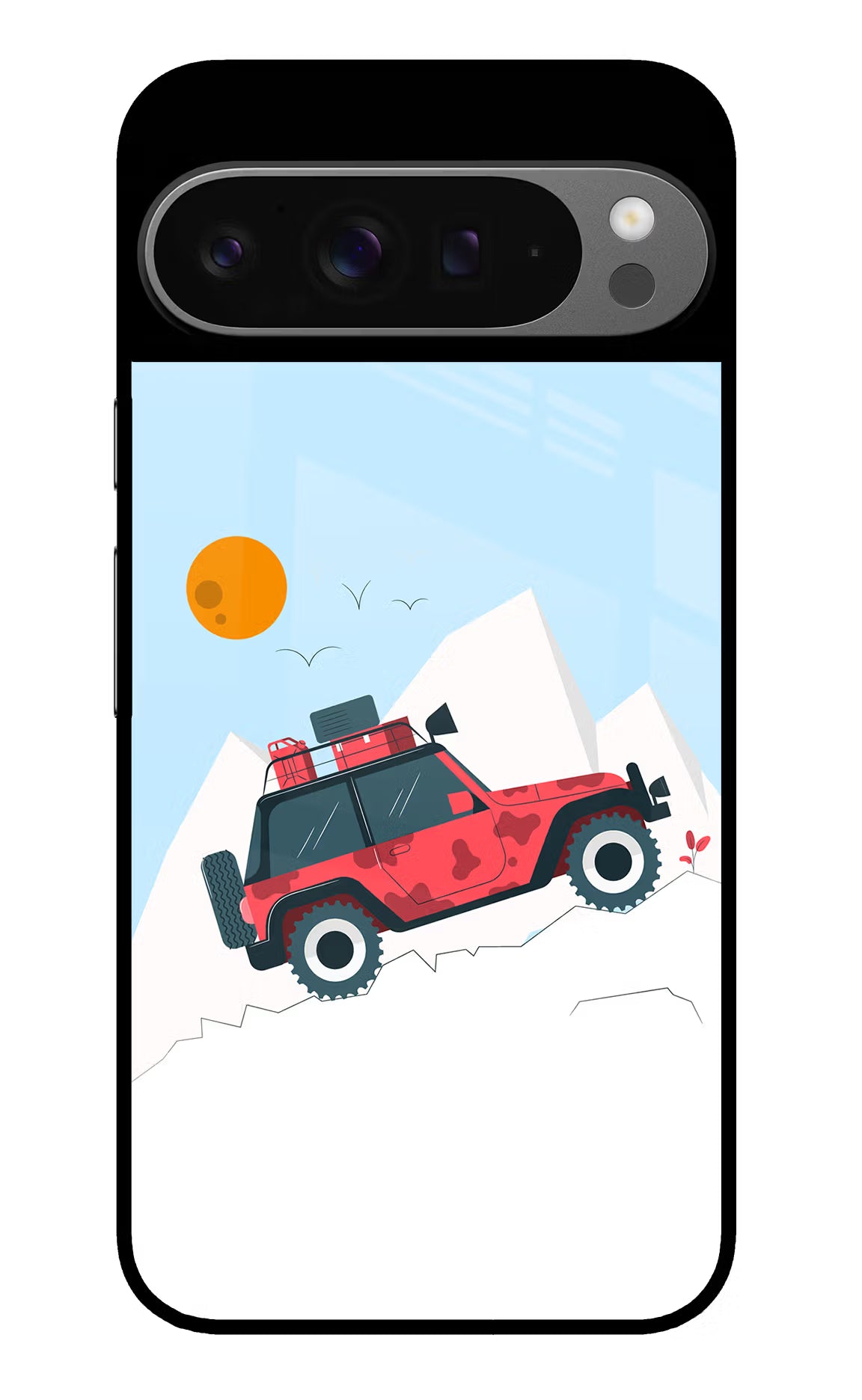 Mountain Trail Beast Google Pixel 9 Pro Glass Case