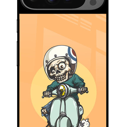 Undead Biker Google Pixel 9 Pro Glass Case
