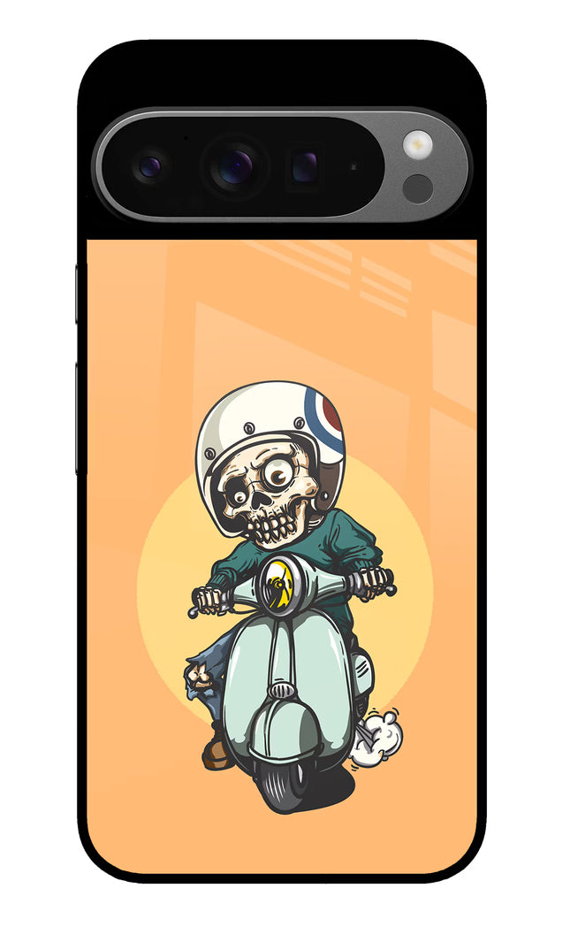 Undead Biker Google Pixel 9 Pro Glass Case