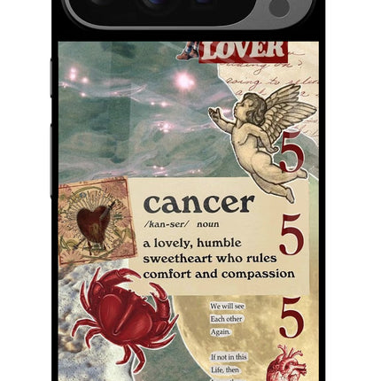 Cancer Zodiac Google Pixel 9 Pro Glass Case