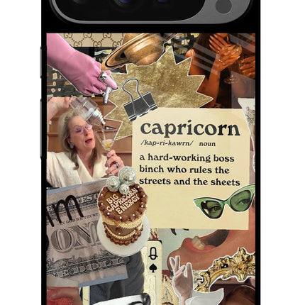 Capricorn Zodiac Google Pixel 9 Pro Glass Case