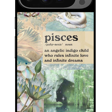 Pisces Zodiac Google Pixel 9 Pro Glass Case