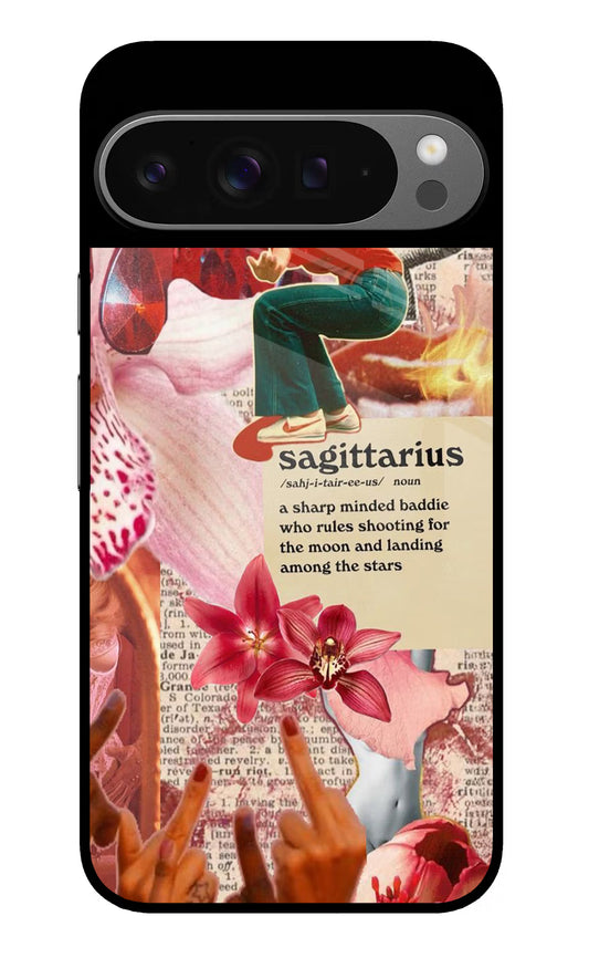 Sagittarius Zodiac Google Pixel 9 Pro Glass Case