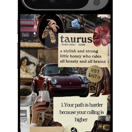 Taurus Zodiac Google Pixel 9 Pro Glass Case