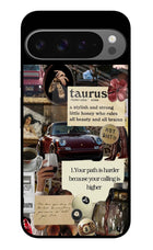 Taurus Zodiac Google Pixel 9 Pro Glass Case