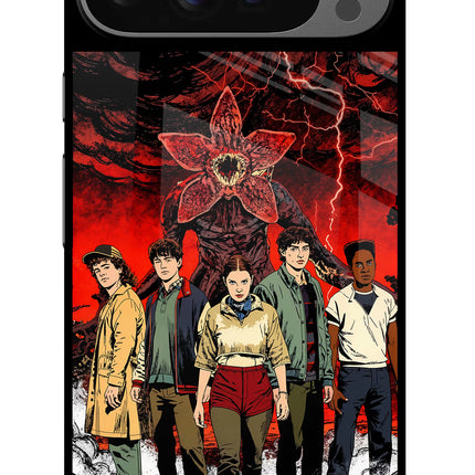 Ordinary Things Characters Google Pixel 9 Pro Glass Case