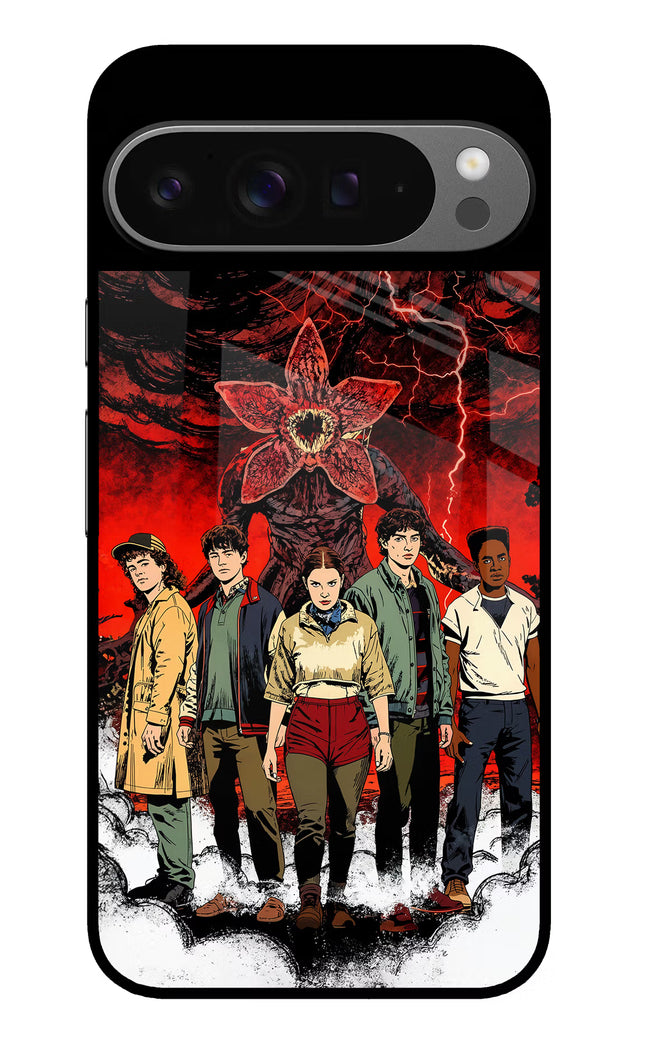 Ordinary Things Characters Google Pixel 9 Pro Glass Case