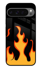 Fired Up – Black Google Pixel 9 Pro Glass Case