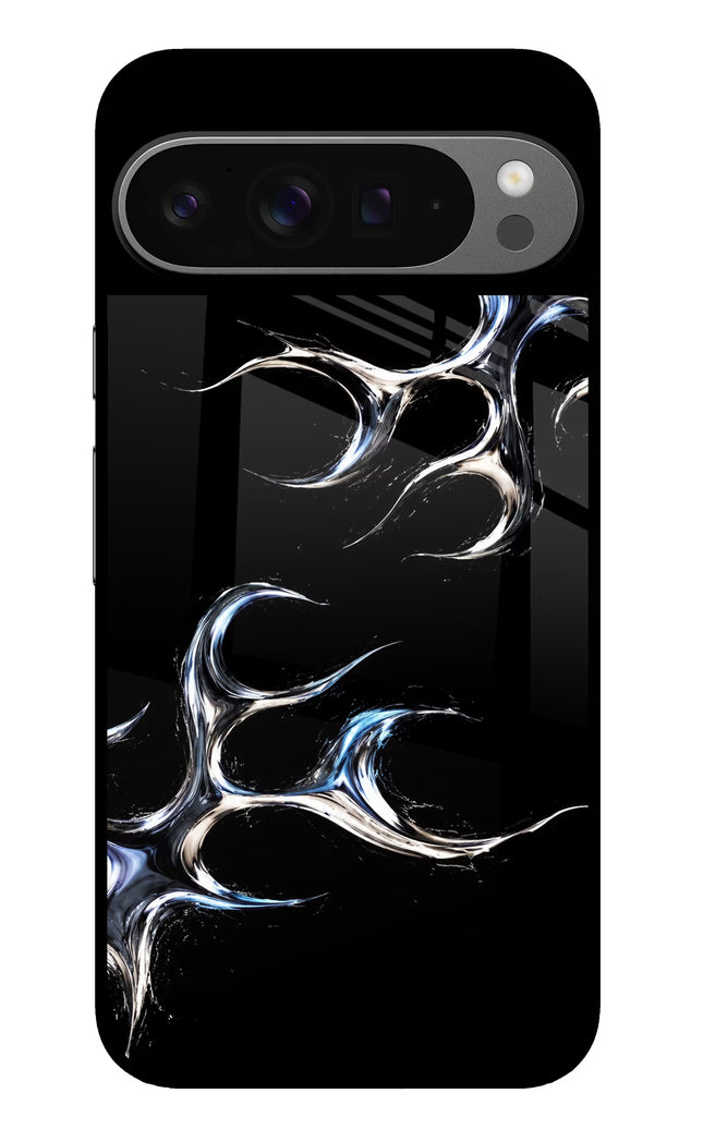 Chrome Tribal Google Pixel 9 Pro Glass Case
