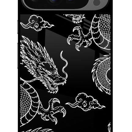 Twin Dragons Google Pixel 9 Pro Glass Case
