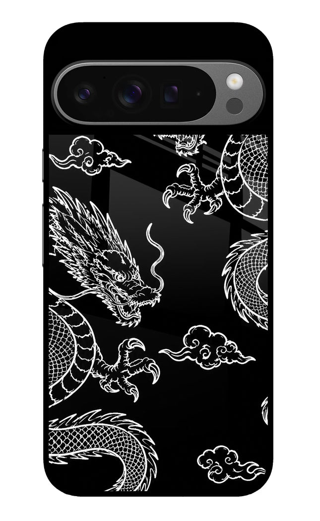 Twin Dragons Google Pixel 9 Pro Glass Case
