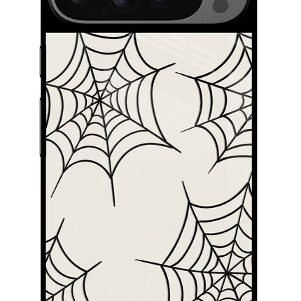 Spider Web Google Pixel 9 Pro Glass Case