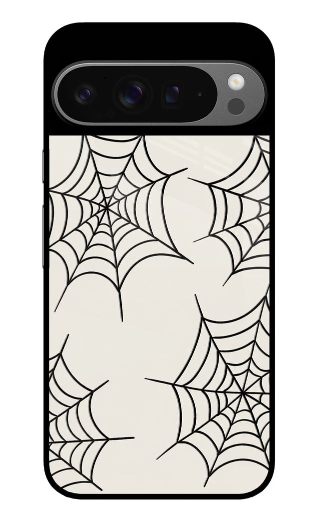 Spider Web Google Pixel 9 Pro Glass Case