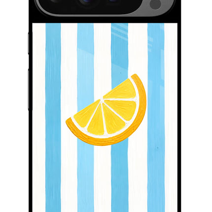 Summer Lemon Google Pixel 9 Pro Glass Case