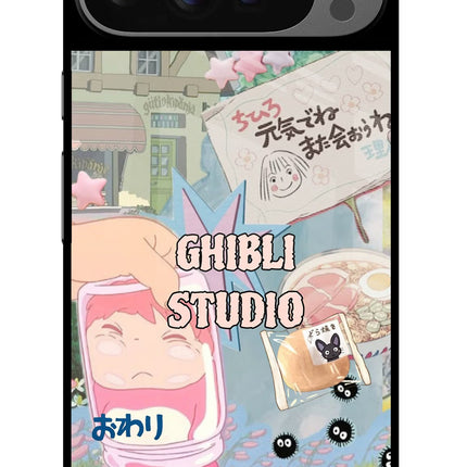 Studio Ghibli Google Pixel 9 Pro Glass Case