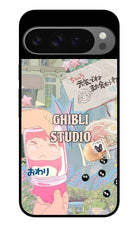 Studio Ghibli Google Pixel 9 Pro Glass Case