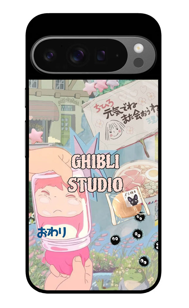 Studio Ghibli Google Pixel 9 Pro Glass Case
