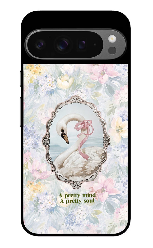 Pretty Mind Pretty Soul Google Pixel 9 Pro Glass Case