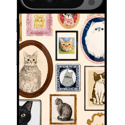 Mirror Cats Google Pixel 9 Pro Glass Case