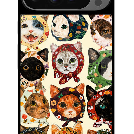 Cool Cat Google Pixel 9 Pro Glass Case