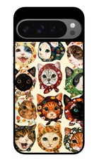 Cool Cat Google Pixel 9 Pro Glass Case