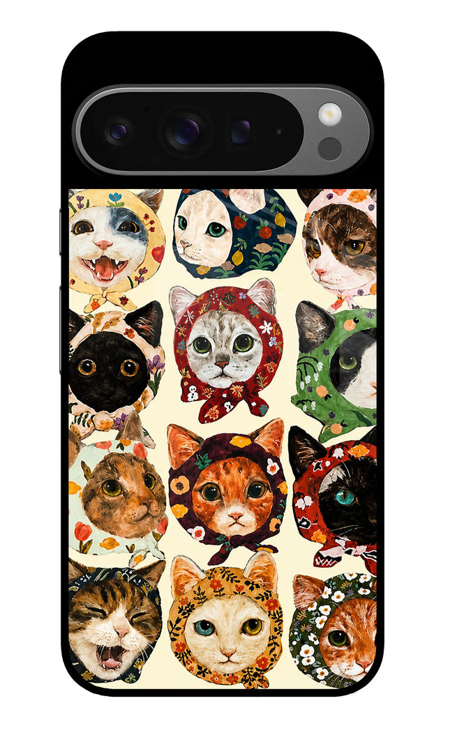 Cool Cat Google Pixel 9 Pro Glass Case