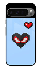 Peter Heart Google Pixel 9 Pro Glass Case