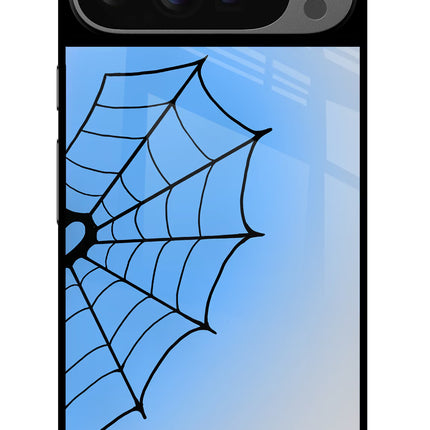 Blue Web Google Pixel 9 Pro Glass Case