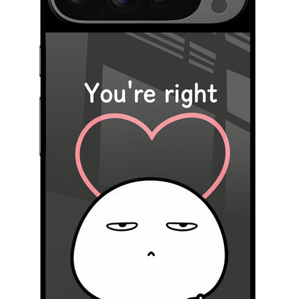 You're Right Google Pixel 9 Pro Glass Case