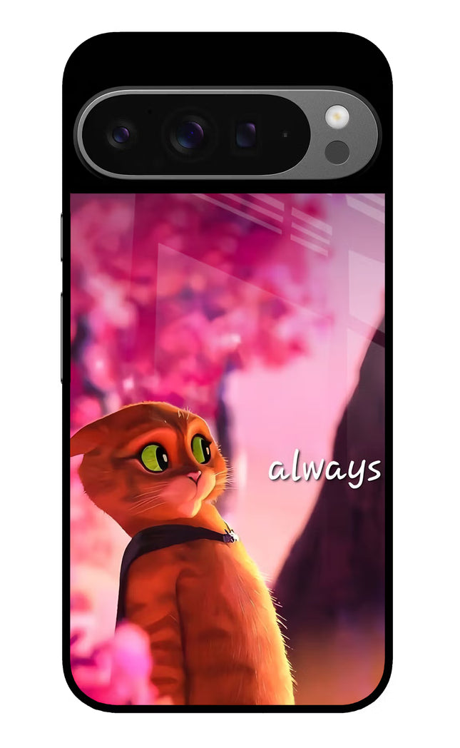 Always Cat Google Pixel 9 Pro Glass Case