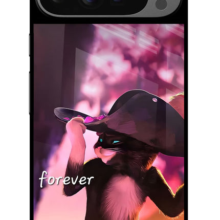 Forever Cat Google Pixel 9 Pro Glass Case