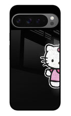 Kitty Charm Google Pixel 9 Pro Glass Case