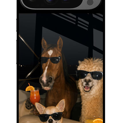 Party Squad Google Pixel 9 Pro Glass Case