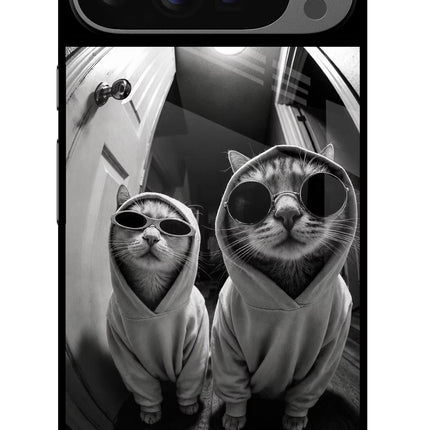 Hood Cats Google Pixel 9 Pro Glass Case