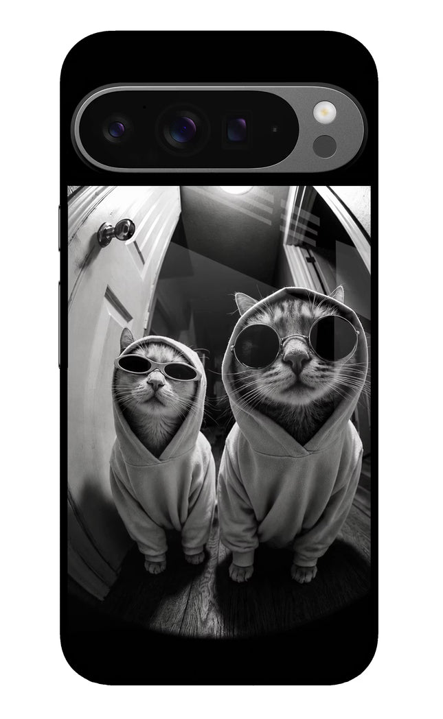 Hood Cats Google Pixel 9 Pro Glass Case