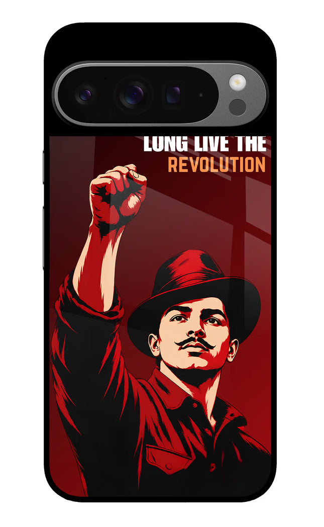 Bhagat Singh Revolution Google Pixel 9 Pro Glass Case