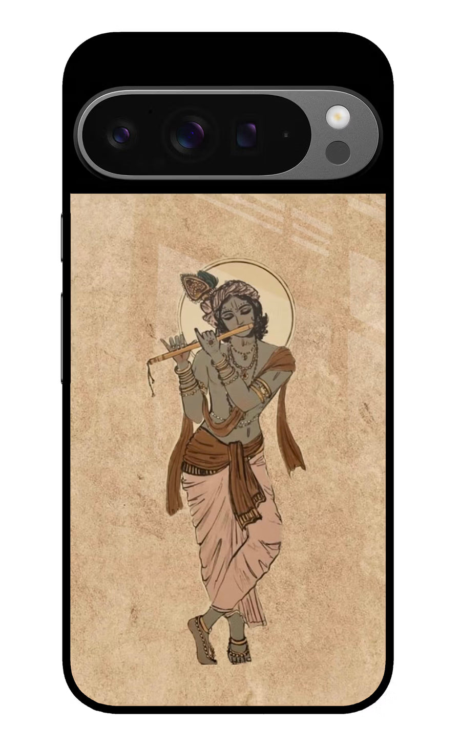 Krishna Google Pixel 9 Pro Back Cover, Glass case