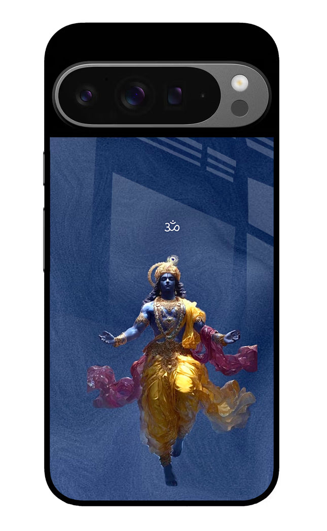 Cosmic Krishna Google Pixel 9 Pro Glass Case