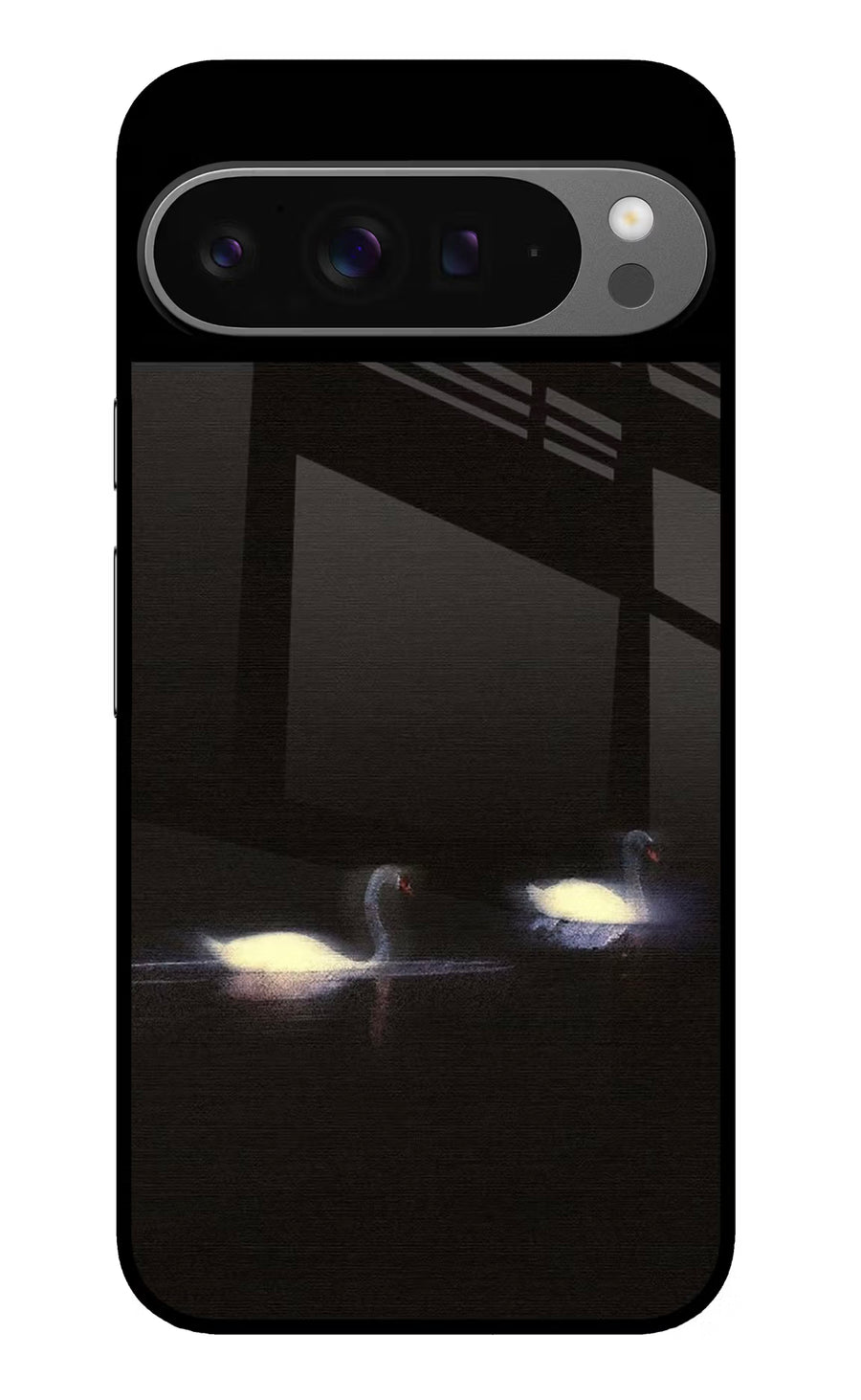 Silent Swans Google Pixel 9 Pro Back Cover, Glass case