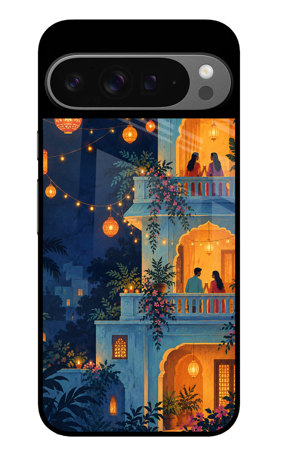 Balcony Glow Google Pixel 9 Pro Back Cover, Glass case