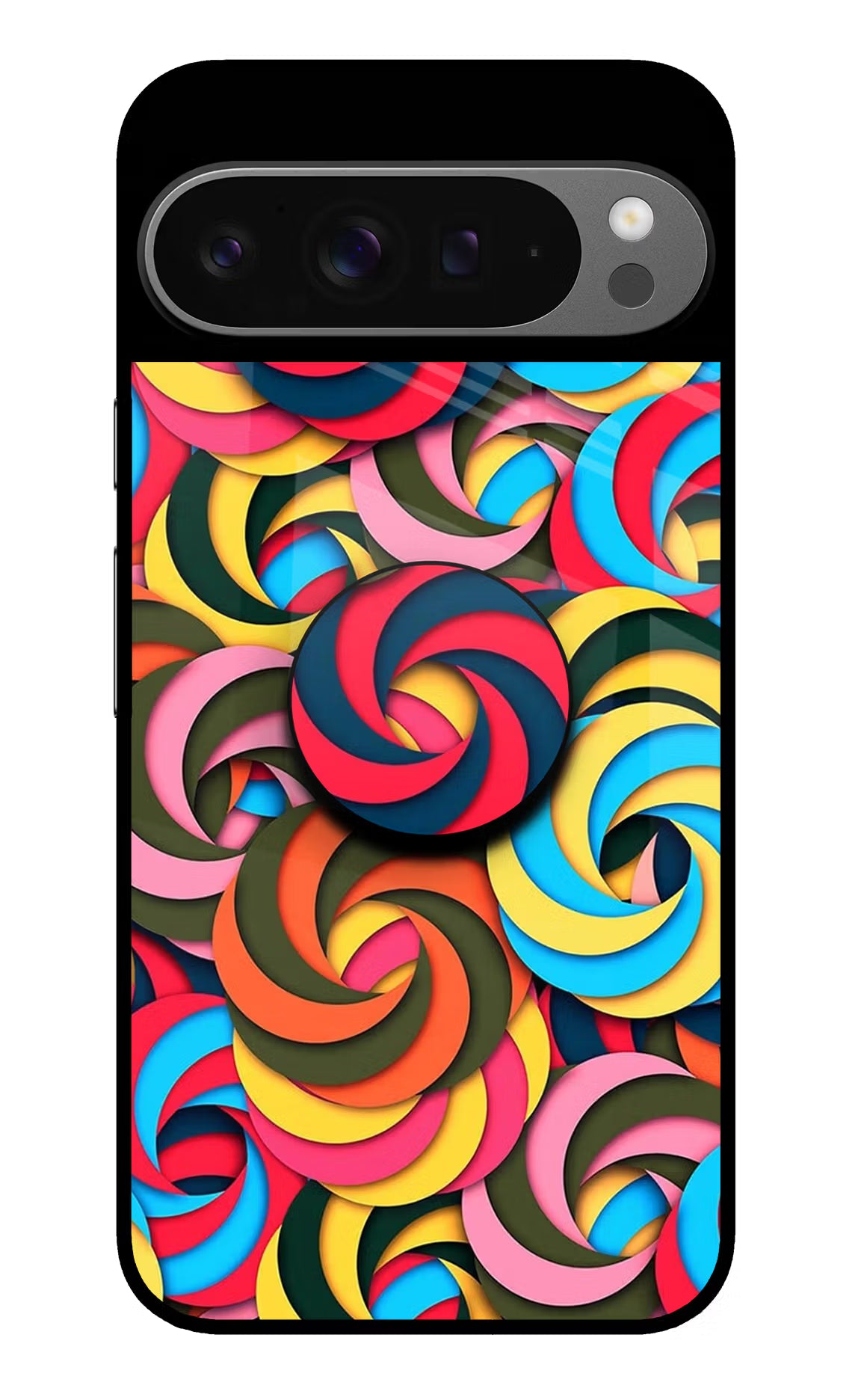 Spiral Pattern Google Pixel 9 Pro Pop Case by Casekaro