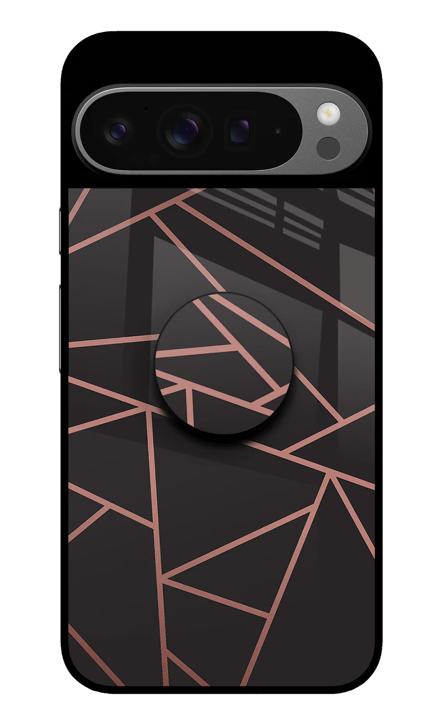 Geometric Pattern Google Pixel 9 Pro Pop Case, Glass case