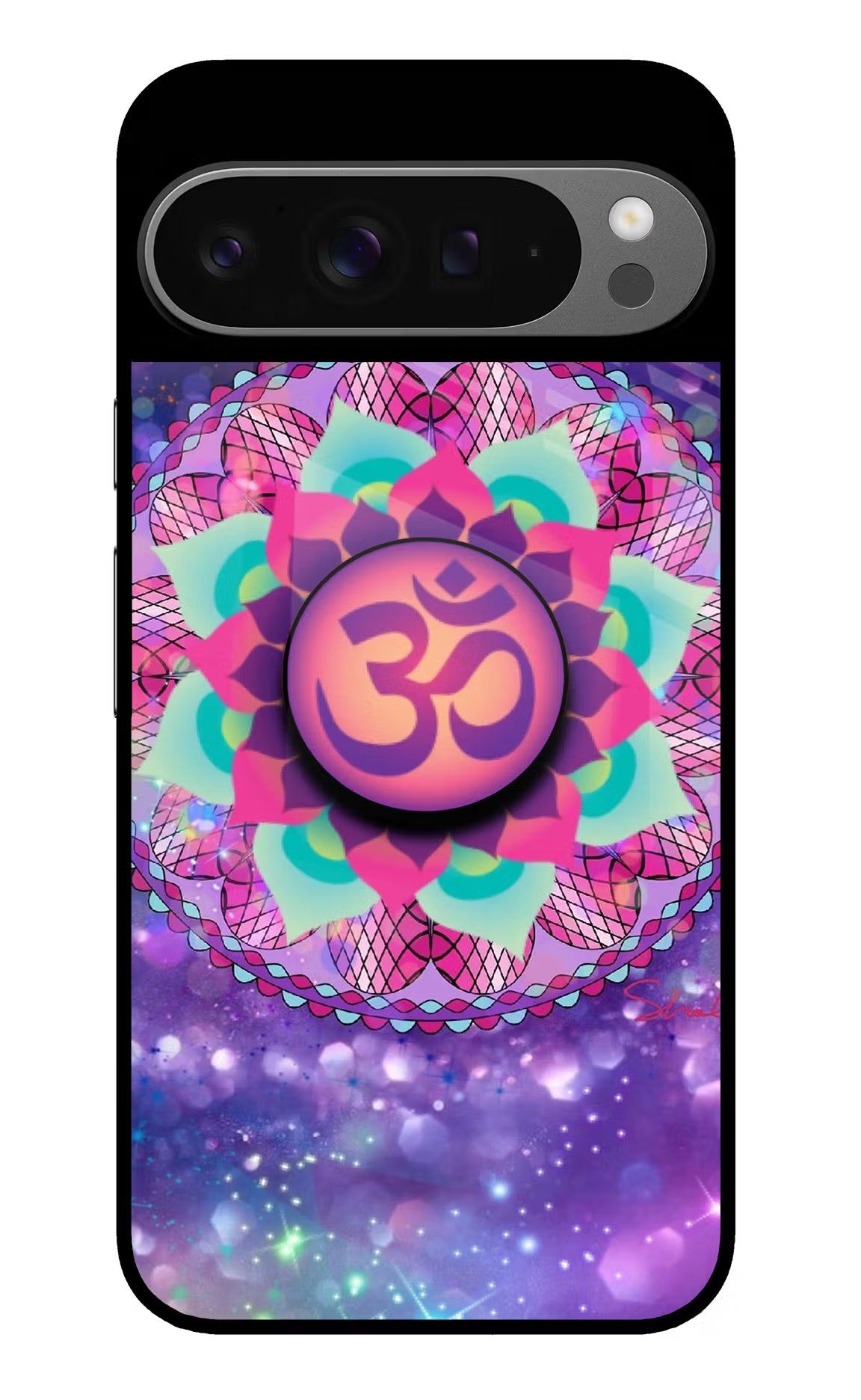 Om Purple Google Pixel 9 Pro Pop Case by Casekaro