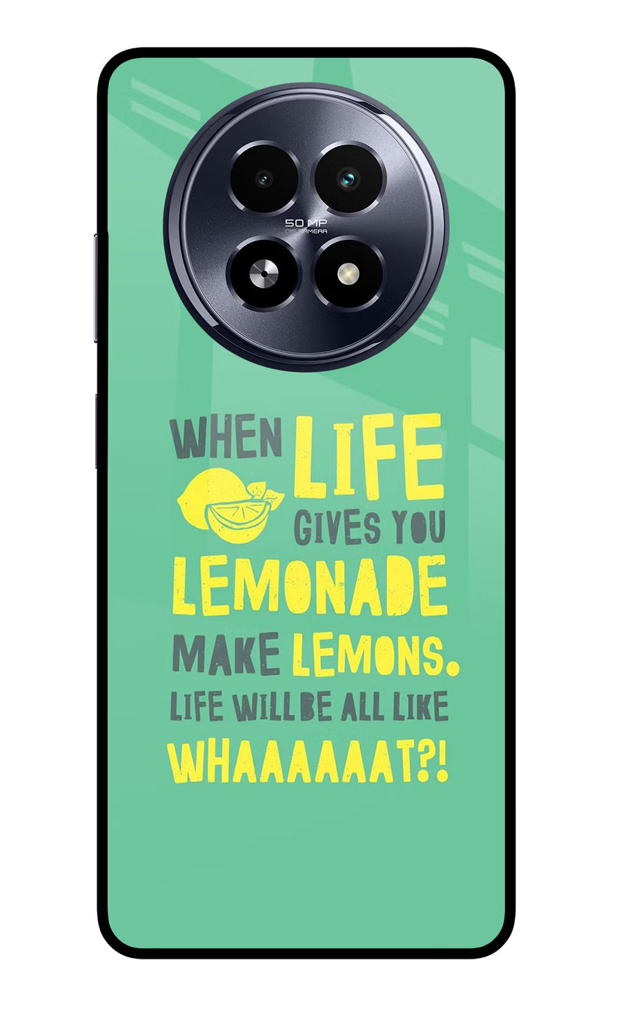 Quote Realme 13 5G Back Cover, Metal case